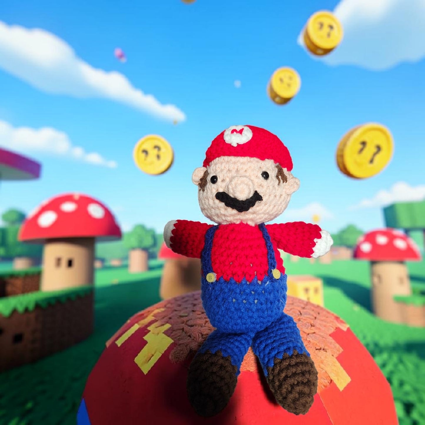 Super Mario Crocheted Plushie