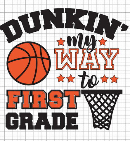 1st Grade Sports Back to School Shirts