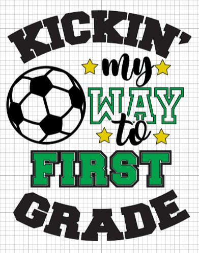 1st Grade Sports Back to School Shirts