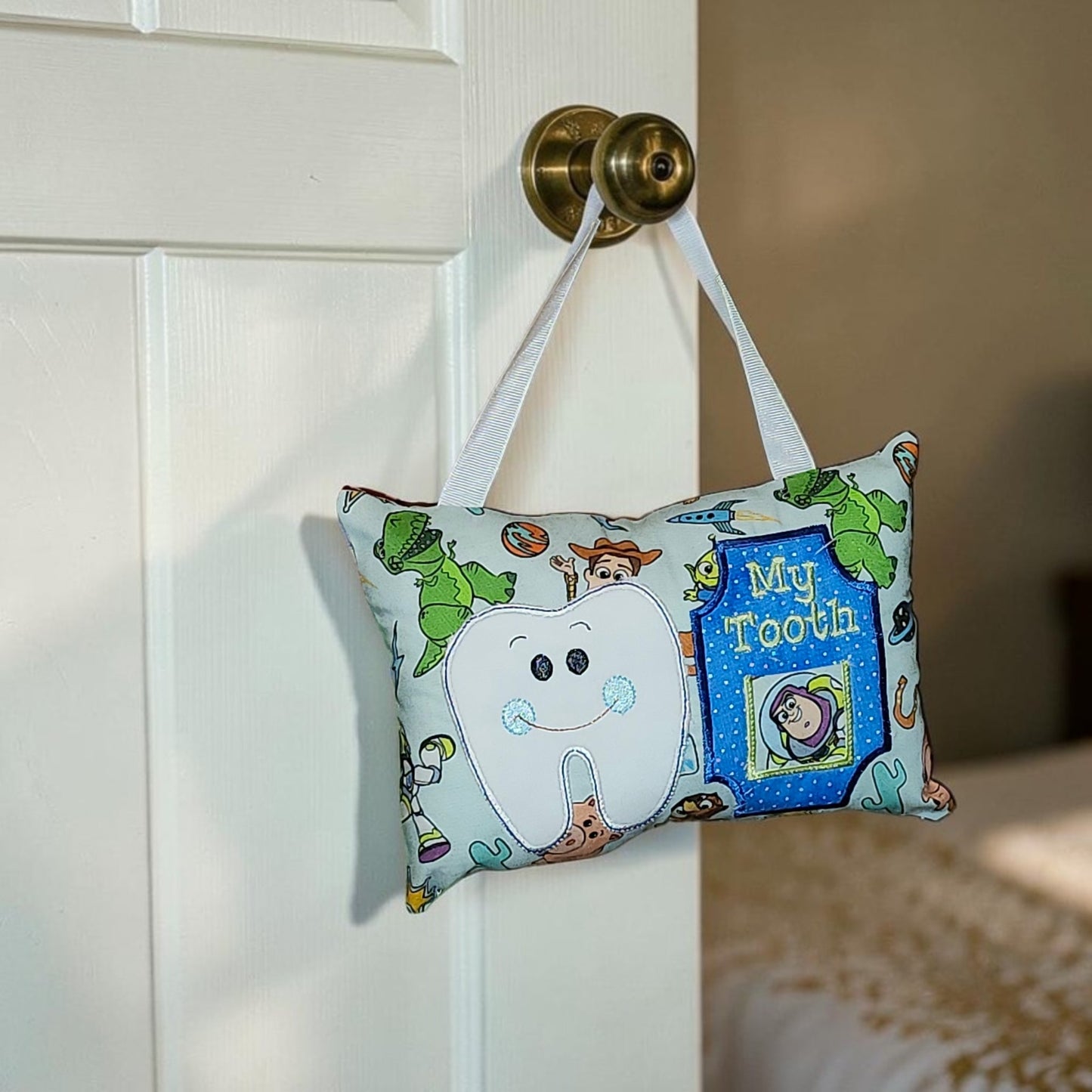 Tooth Fairy Pillow | Tooth Holder Pocket | Kids Lost Tooth Gift