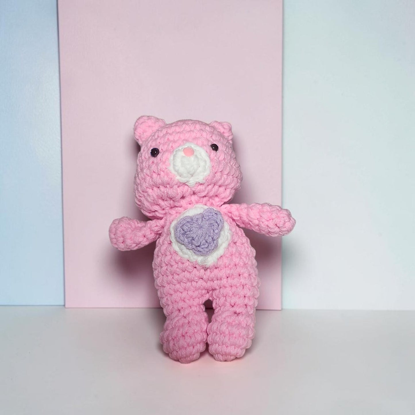 Handmade Crochet Care Bears Plushies | Character Inspired Plush Collection | Nostalgic Handmade Gift | Cozy Keepsake