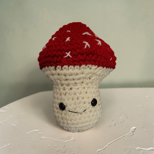 Crochet Toadstool Plushie
