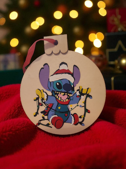 Stitch Vinyl Ornaments