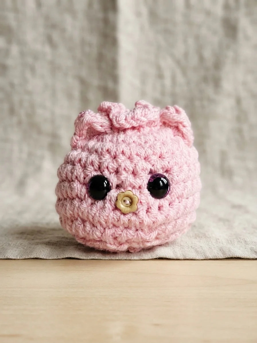 Crochet Animal Dumpling Plushies | Handmade Kawaii Animal Gifts