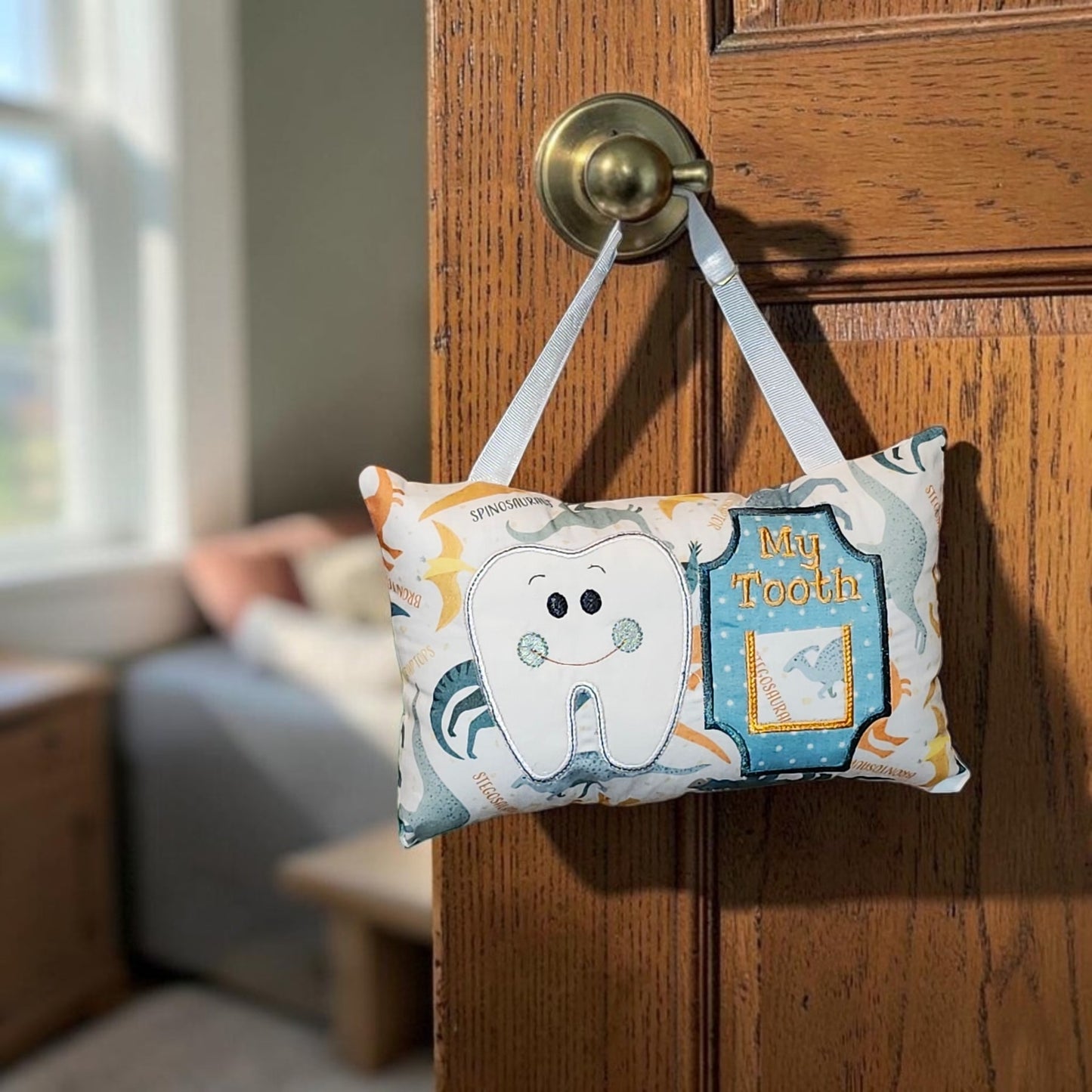 Tooth Fairy Pillow | Tooth Holder Pocket | Kids Lost Tooth Gift