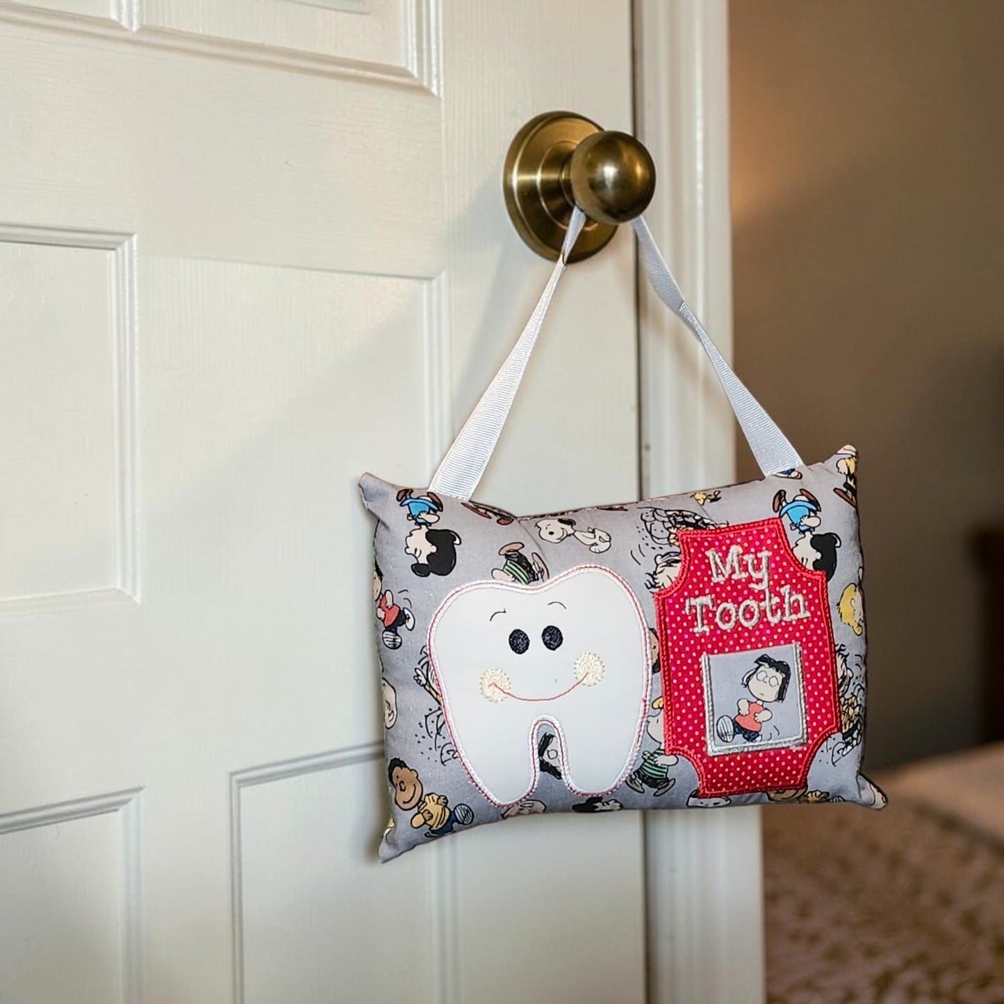 Tooth Fairy Pillow | Tooth Holder Pocket | Kids Lost Tooth Gift