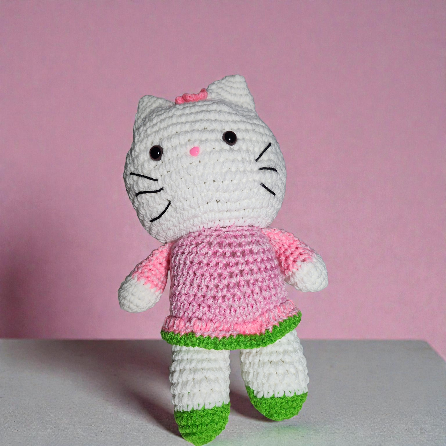 Crochet Hello Kitty Plushie