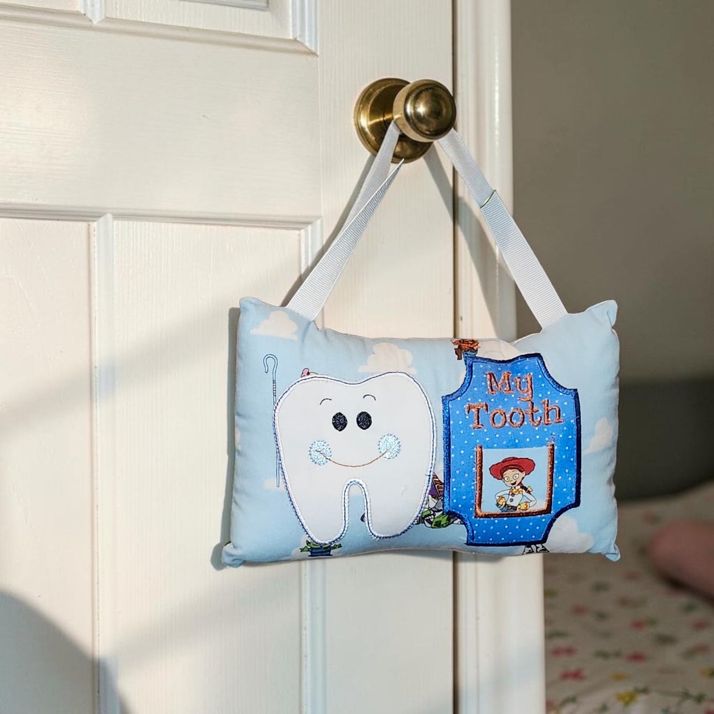 Tooth Fairy Pillow | Tooth Holder Pocket | Kids Lost Tooth Gift
