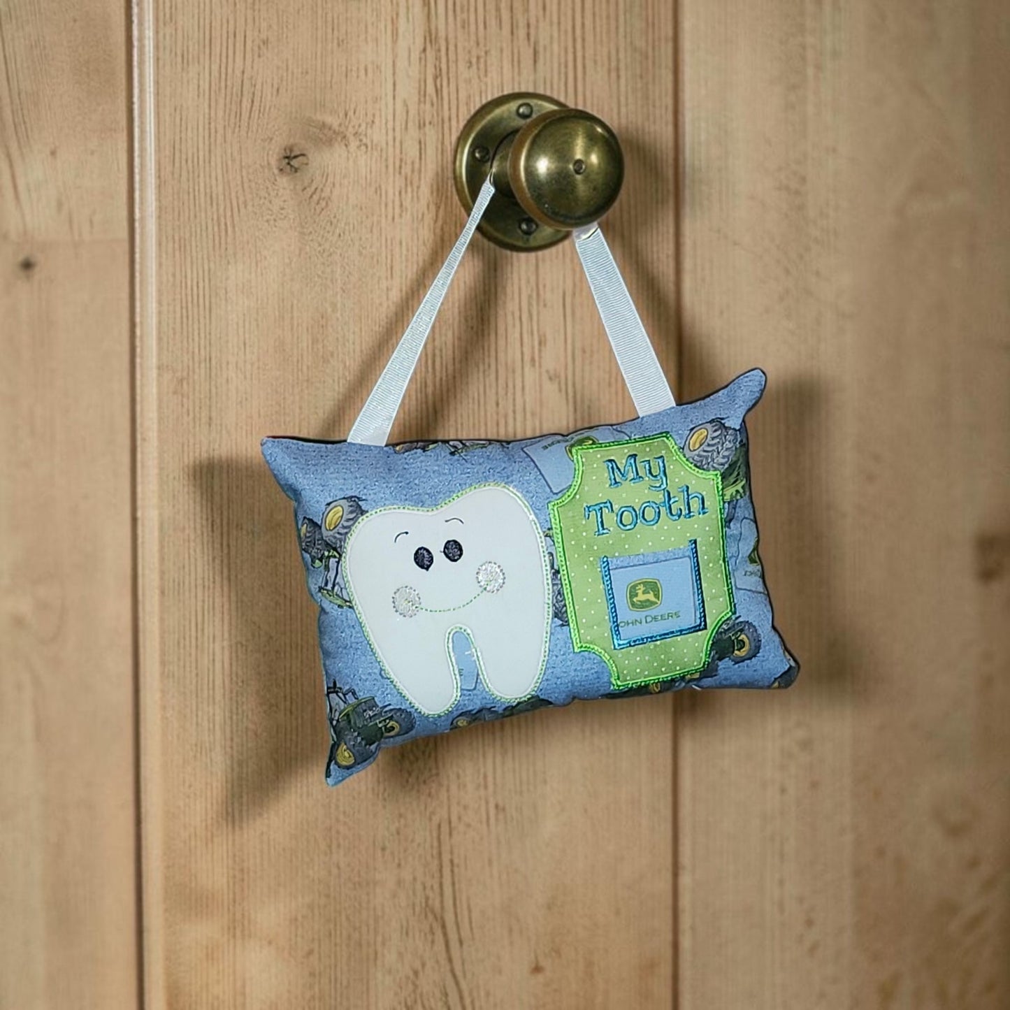 Boy Tooth Fairy Pillow | Tooth Holder Pocket | Kids Lost Tooth Gift