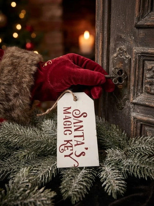 Santa’s Magic Key | Wooden Christmas Ornament | Santa Key Tag | Christmas Eve Tradition