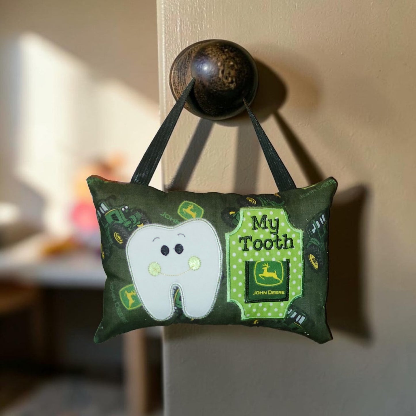 Boy Tooth Fairy Pillow | Tooth Holder Pocket | Kids Lost Tooth Gift